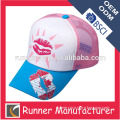 Wholesale printing 5 panels trucker cap mesh